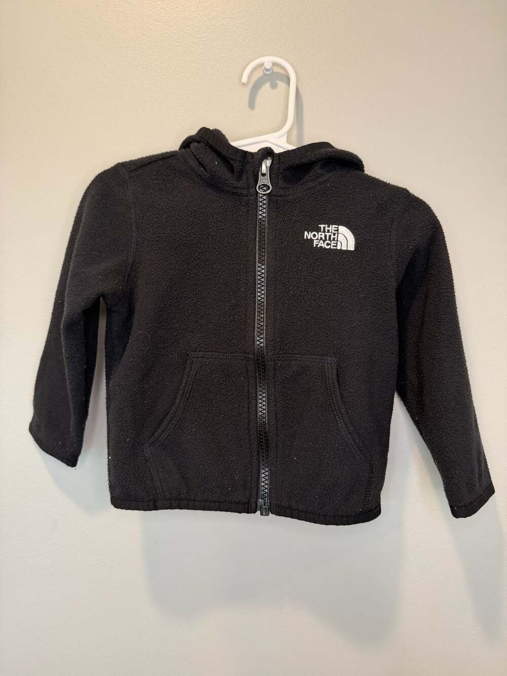 The North Face Fleece Zip Hoodie 6-12M Black